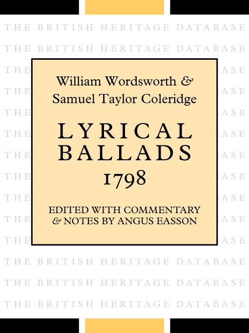 Title details for Lyrical Ballads by William Wordsworth - Available